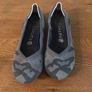 camo Rothy's flats